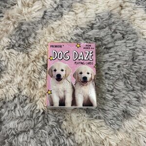 Premier Dog Daze Playing Cards - Pink and White